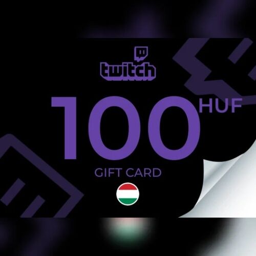 Twitch Gift Card 100 HUF Key – HUNGARY