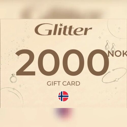 Glitter Gift Card 2000 NOK Key - NORWAY