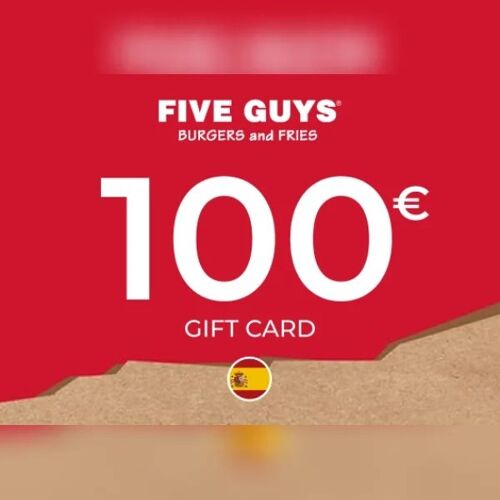 Five Guys Gift Card 100 EUR Key - SPAIN