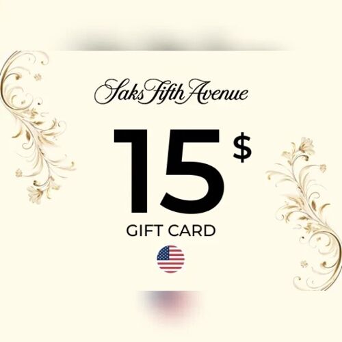 Saks Fifth Avenue Gift Card 15 USD Key - UNITED STATES