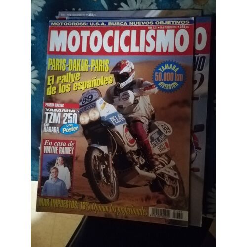 Motociclismo 1351 De 1994 Rainey,Yamaha Xj600 Diversion,De Coster,Dakar