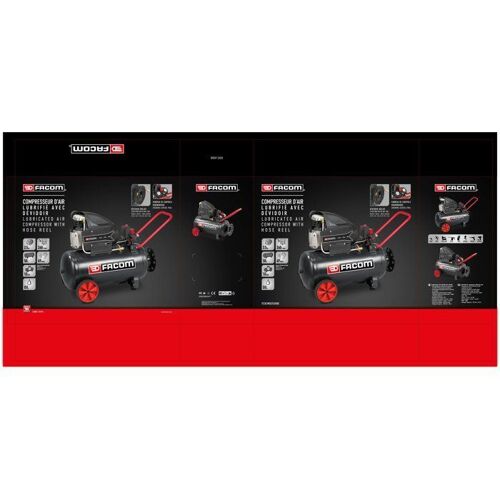 Compresseur d¿air tank FACOM 50 L 2,5 HP 10 bar