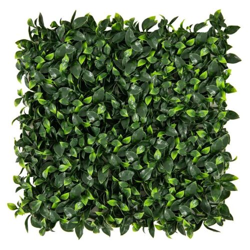 Costway Haie Artificielle 50 X 50cm, 12 Panneaux Muraux En Gazon Panneaux D'arbustes En Imitation Topiaire De Gardénia