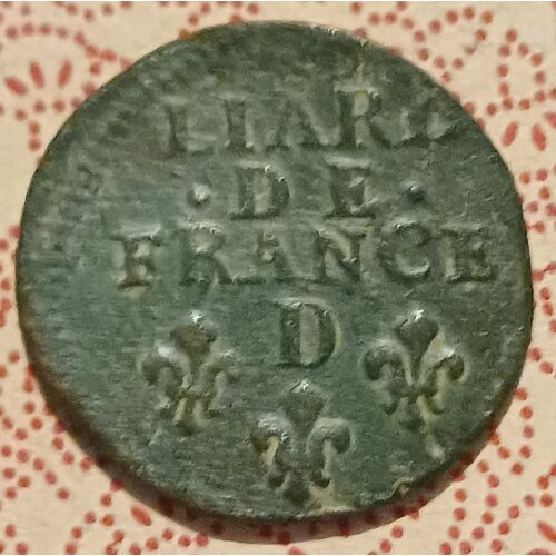 France Louis Xiv Liard De France Au Buste Age 1694 D Lyon