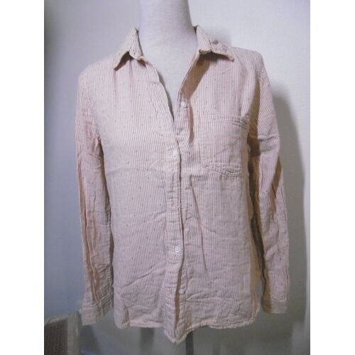 Monoprix Chemise En Coton Bio Fines Rayures T 38 40