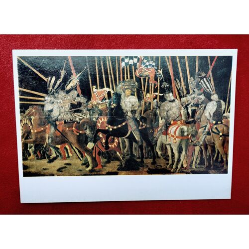 Carte Postale Musée Du Louvre , Paris. Paolo Ucello (1397-1475). La Bataille .