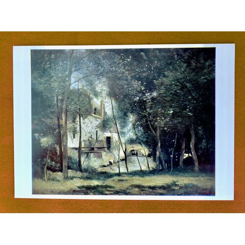Carte Postale Peinture Corot. Musée Du Louvre, Paris. Jean-Baptiste Corot (1796-1875) . Moulin De St-Nicolas-Les-Arras (1874).