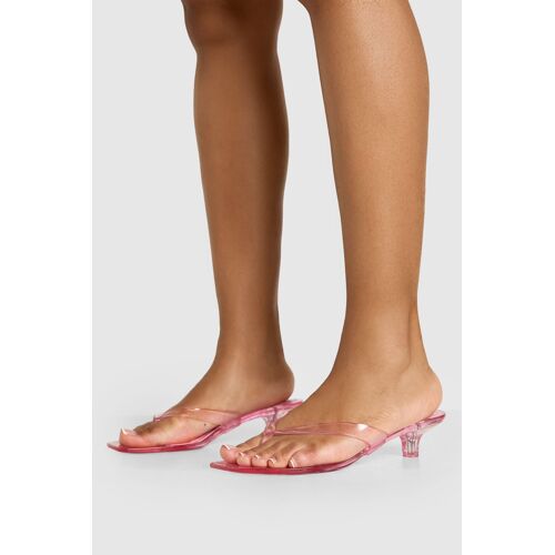 Boohoo Hzz45573-155-12 Chaussure Mules Femme Rose - 4