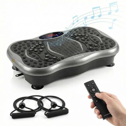 Plate-Forme De Vibration - Innovagoods - Vivflow - Bluetooth - 99 Niveaux - Bandes Élastiques