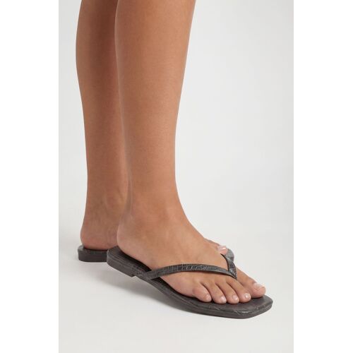 Chaussures Boohoo Hzz53949s186s12 Claquette Et Tong Chocolat