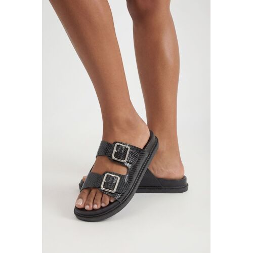 Chaussures Boohoo Hzz43155s105s13 Claquette Et Tong Noir