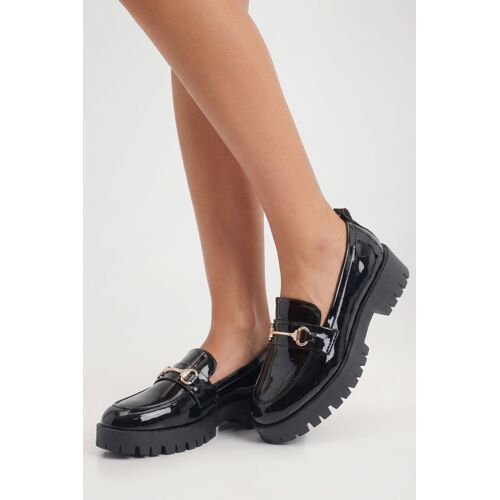 Boohoo Hzz42469-105-14 Chaussure Mocassins Unisexe Noir - 6