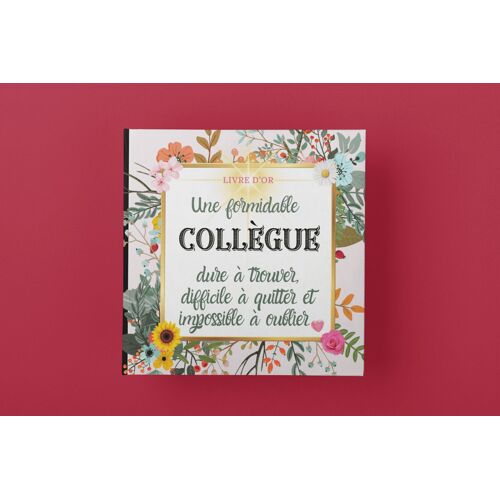 Livre D'Or Une Formidable Collègue - Livre Pour Pot De Départ