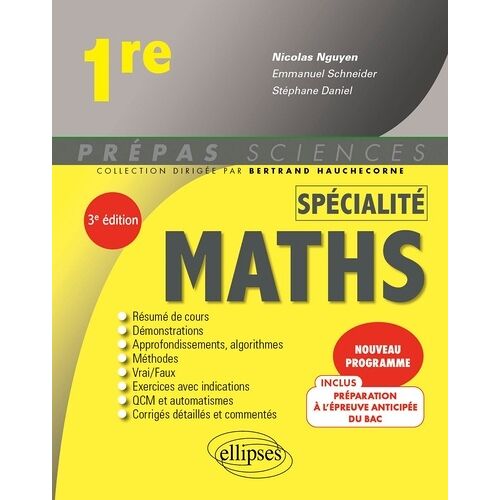 Spécialité Mathématiques - 1re