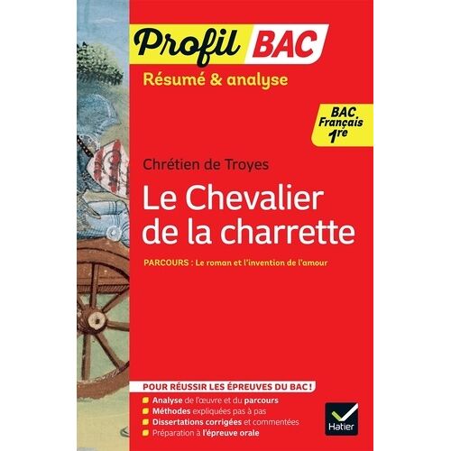 Profil - Le Chevalier De La Charrette (Bac De Français 2027) - Analyse De L'oeuvre Et Du Parcours Au Programme De Première