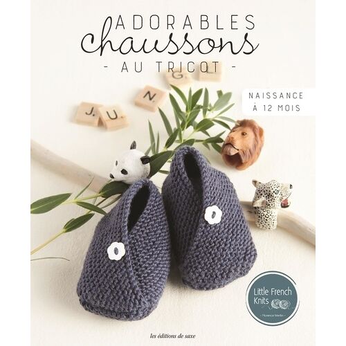 Adorables Chaussons Au Tricot - Naissance À 12 Mois