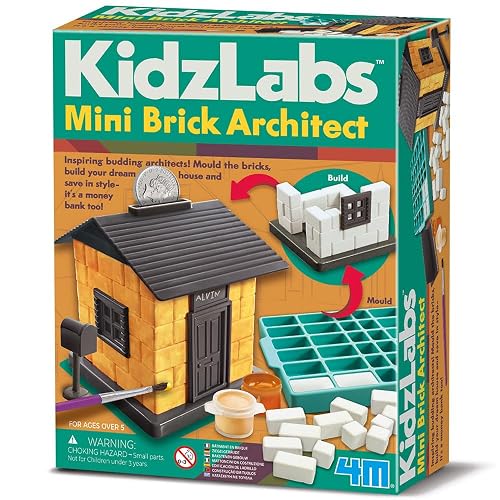 Kit D¿architecture Enfant ¿ Moule Tes Briques Et Assemble Tes Créations Multicolore