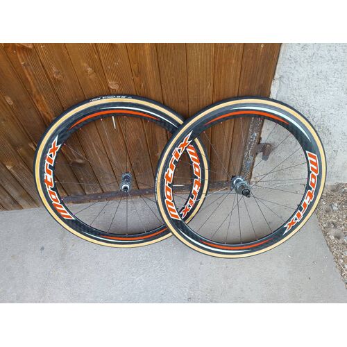 Paire De Roues Route Matrix Carbonne Boyau