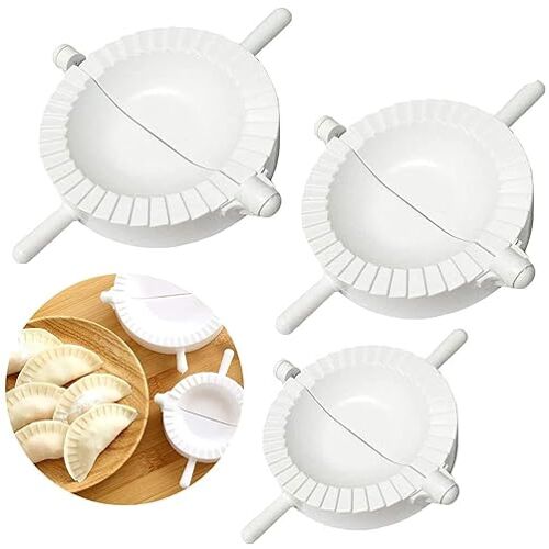 CHSEEO Lot de 3 Moules a Chaussons Plastique Machine à Pâtes Moule et Pâte Pression Boulette Maker Pie Ravioli Moule à Pâtisserie Ustensiles de Cuisine #6