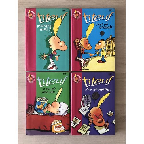 Lot De 4 Livres Titeuf