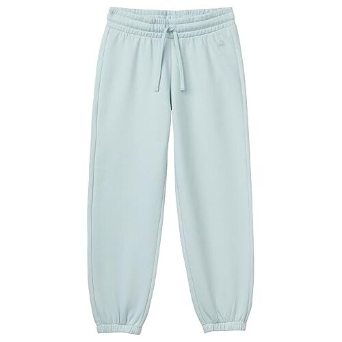 Benetton, Pantalon De Jogging En Polaire Avec Cordon De Serrage, Taille: S, Bleu Vert, Enfants