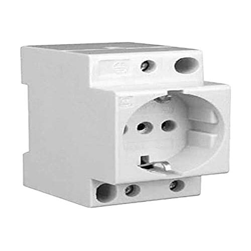 Eaton Prise de courant de protection, Bouton + interrupteur, Blanc