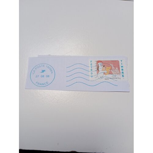 France Timbre Obltéré Lettre 20g Autoadhesif Yvert N° 160 Et 4149 Droopy Et Le Loup De 2008+