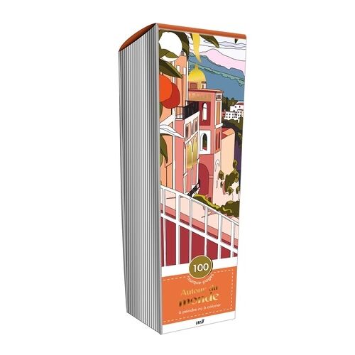 Marque-Pages - Autour Du Monde - 100 Marque-Pages À Peindre Ou À Colorier - Edition Premium
