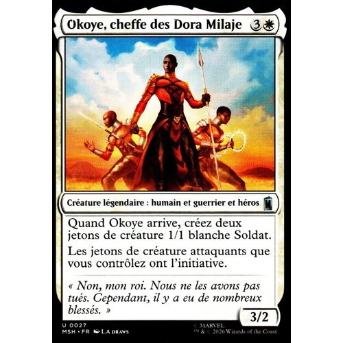 Okoye Cheffe Des Dora Milaje - Magic - Marvel Super Heroes - Vf - U - 27