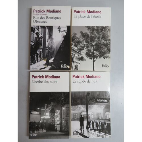 Lot De 4 Livres . Romans / Patrick Modiano / Editions Folio