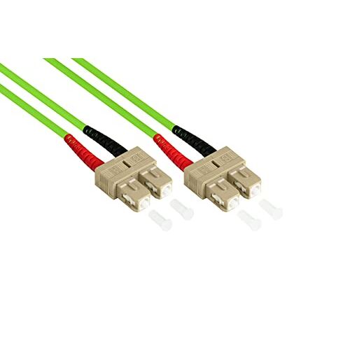 Alcasa LW-820SC5 Glasfaserkabel 20 m LSZH OM5 SC Grün (LW-820SC5)