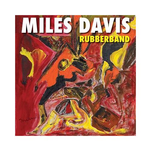 Vinyle Miles Davis Rubberband Rhino Records Jaune Rouge Transparent
