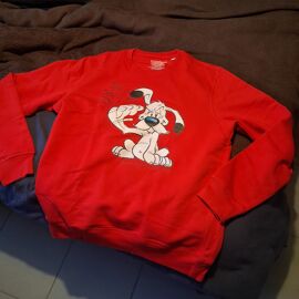 Sweat Idefix Rouge Taille M Neuf