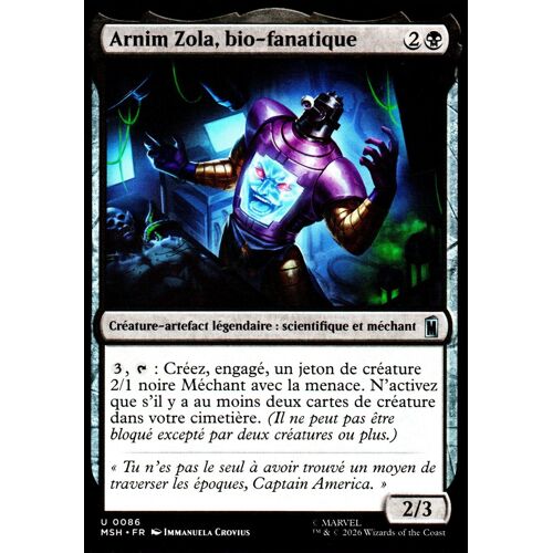 Arnim Zola Bio-Fanatique - Magic - Marvel Super Heroes - Vf - U - 86