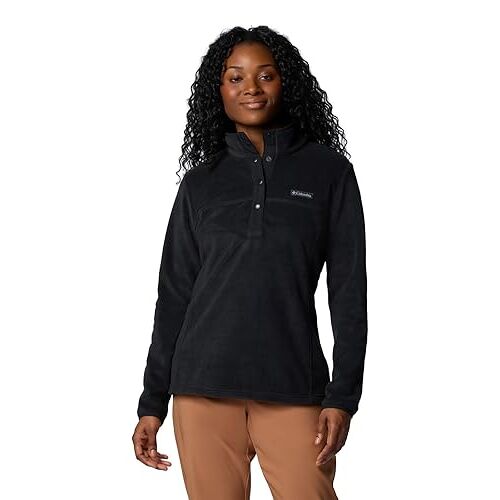 Columbia - Women's Benton Springs 1/2 Snap Pull Over Ii - Pull Polaire Taille Xxl, Noir