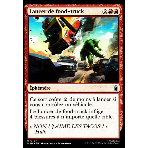 Lancer De Food-Truck - Magic - Marvel Super Heroes - Vf - U - 157