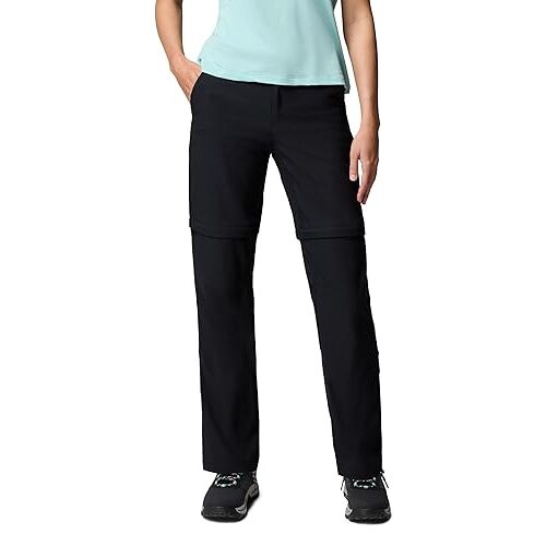 Columbia - Women's Leslie Falls Convertible Pant - Pantalon De Trekking Taille 6 - Long, Noir