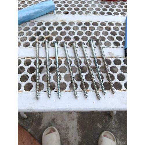 8 vis a bois tête fraisée 12cm