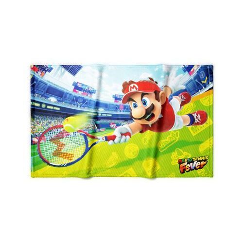 Serviette De Sport Nintendo Mario Tennis Fever - Rectangulaire Imprimée, Tissu Éponge