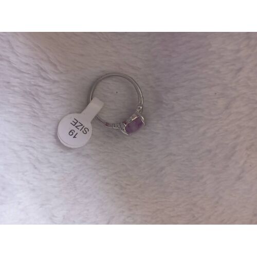 Bague Argent Et Améthyste