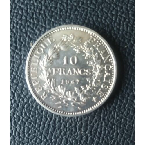 Pièce De 10 Francs En Argent Excellent État 1967