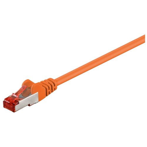Goobay 95476 câble de réseau Orange 1 m Cat6 S/FTP (S-STP)