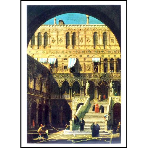Canaletto Antonio Lot 3 Cartes Postales Tableaux Peinture