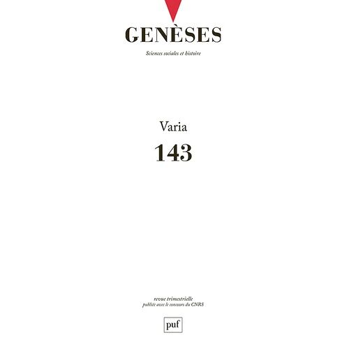 Genèses N° 143 (2026-2)