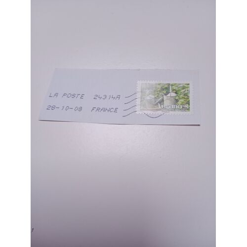 Timbre De France Oblitéré Lettre 20g Yvert N° 4190 Et 169 Autoadhesif Pour Les Vacances Jardin Avec Plan D'Eau De 2008 B