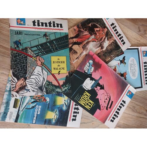Lot D'une Centaine De 'journal De Tintin' Des Années Soixante