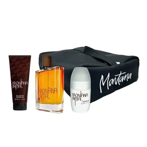 Montana Initial Coffret Eau De Toilette 100ml + Deo Roll-On 50 Ml + Gel Douche 100ml 