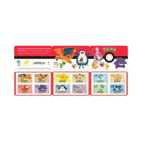Pokémon : Personnages De La Série Animée Bande Carnet 2435 Année 2024 Autoadhésifs N° 2435 2436 2437 2438 2439 2440 2441 2442 2443 2444 2445 2446 Yt Luxe Validité Permanente