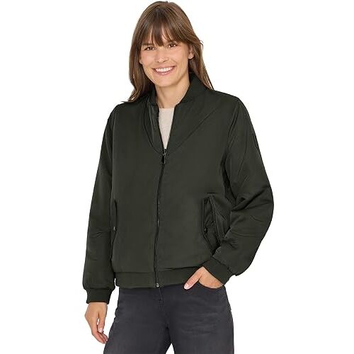 Cecil Femme Blouson Réversible In Vert, Gr: L