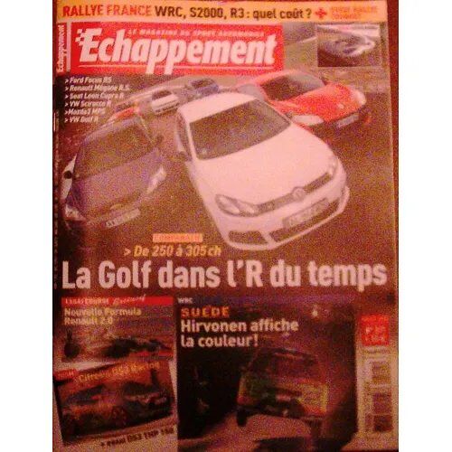 Echappement 511 De 2010 Mazda 3 Mps,Leon Cupra R,Scirocco R,Megane Rs Cup,Ford Focus Rs,Golf R Dsg,Citroen Ds3 Thp 150 Sport Chic,Lotus Evora,Formule Renault 2.0,Hanninen,Peugeot 307 Wrc,207 S2000,Cli